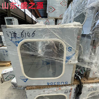 貴陽(yáng)304不銹鋼雙開(kāi)門(mén)轉(zhuǎn)角機(jī)械互鎖傳遞窗
